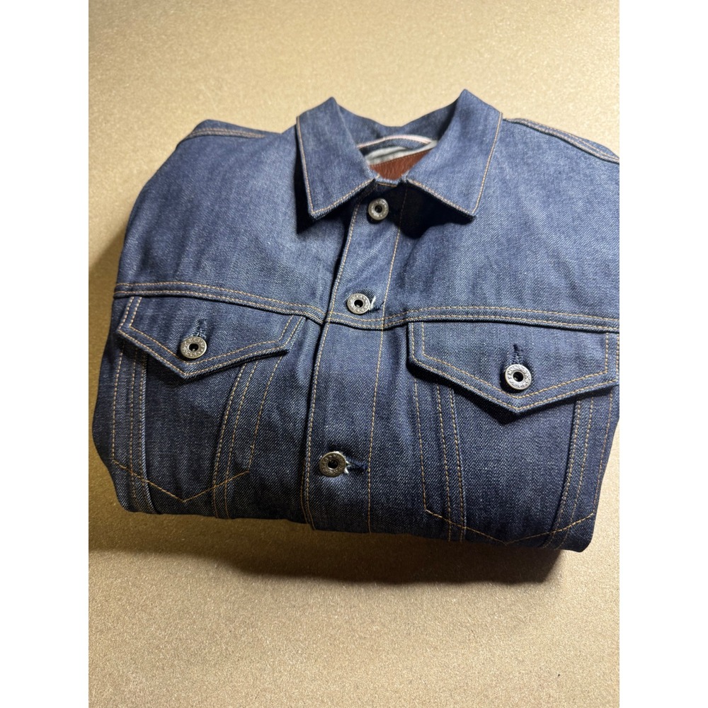 Brave Star Selvage The Ironside Jacket Mens Indigo Denim‎ Trucker American Made